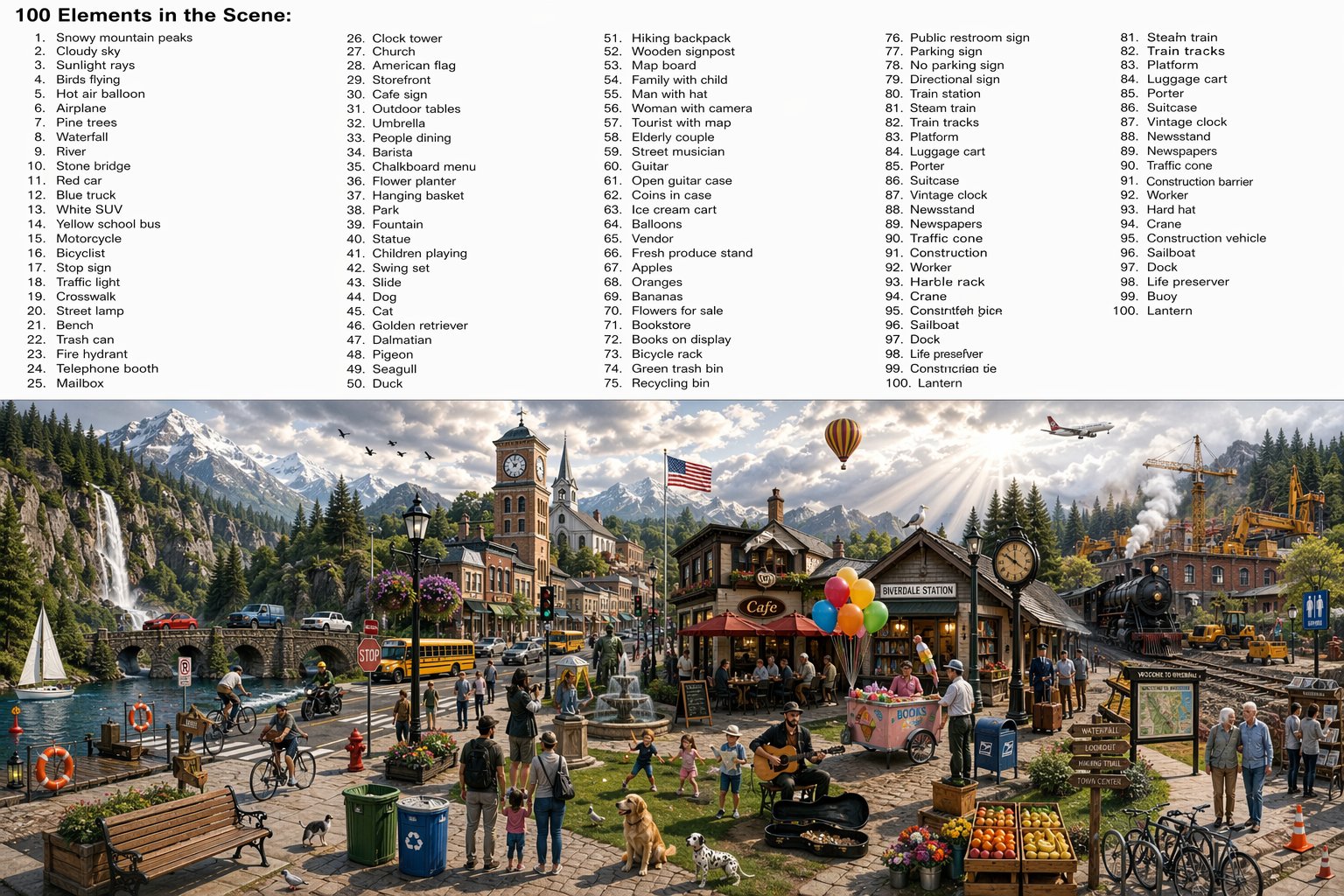 AI image generated from the “100 Elements Scene Inventory” prompt