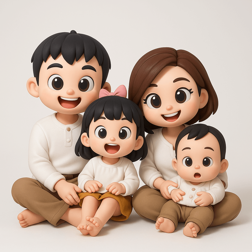 AI image generated from the “3D Chibi Style” prompt