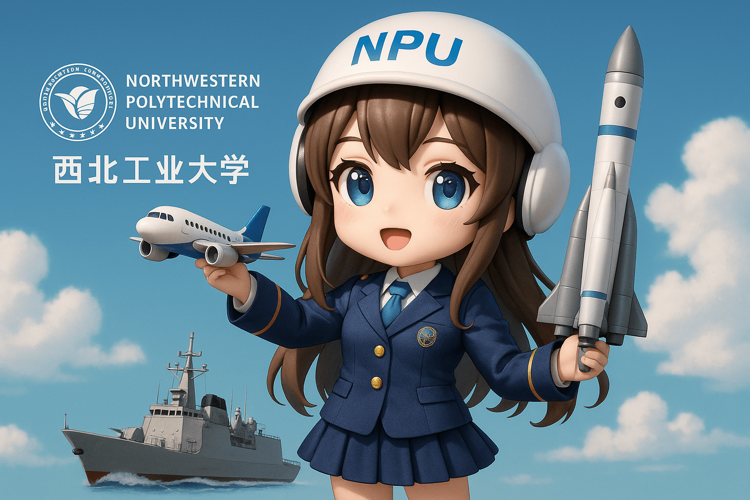 AI image generated from the “3D Chibi University Mascot” prompt