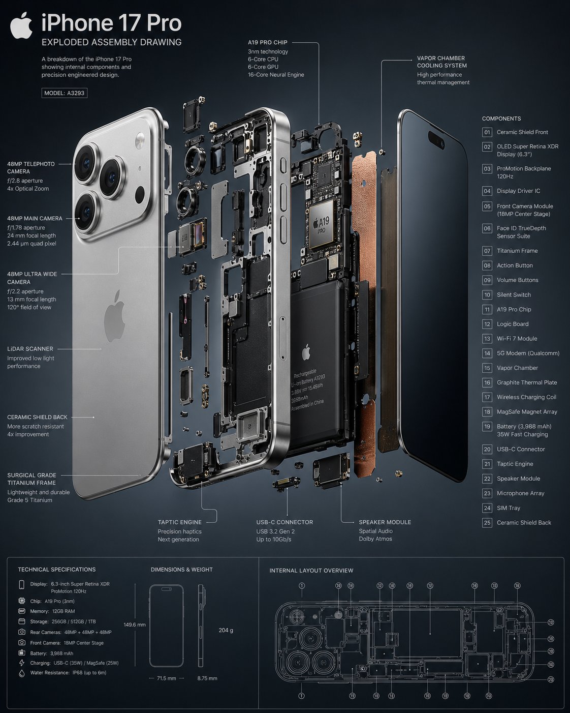 AI image generated from the “3D Insane detailed exploded assembly drawing of” prompt