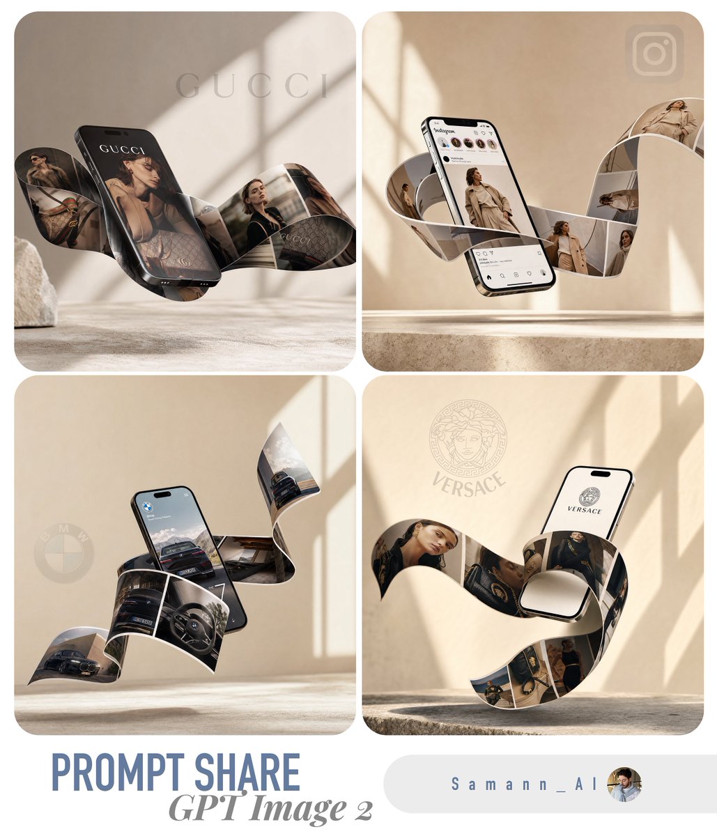 AI image generated from the “3D Product Mockup Smartphone” prompt