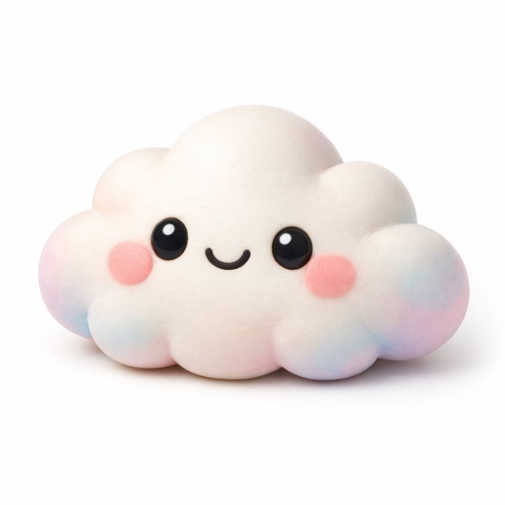 AI image generated from the “A 3D render of a cute kawaii character on a pure white” prompt