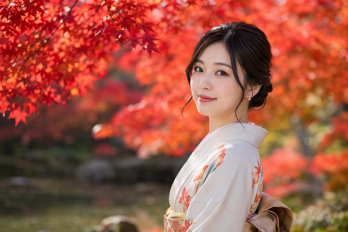AI image generated from the “A of a looking back over her shoulder at the camera with a” prompt