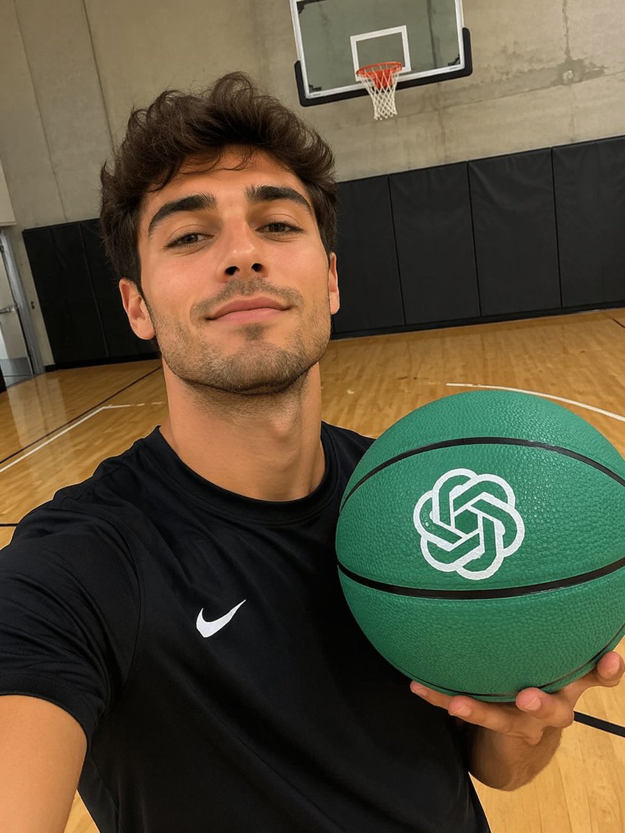 AI image generated from the “A photorealistic selfie of a young man with short wavy dark” prompt