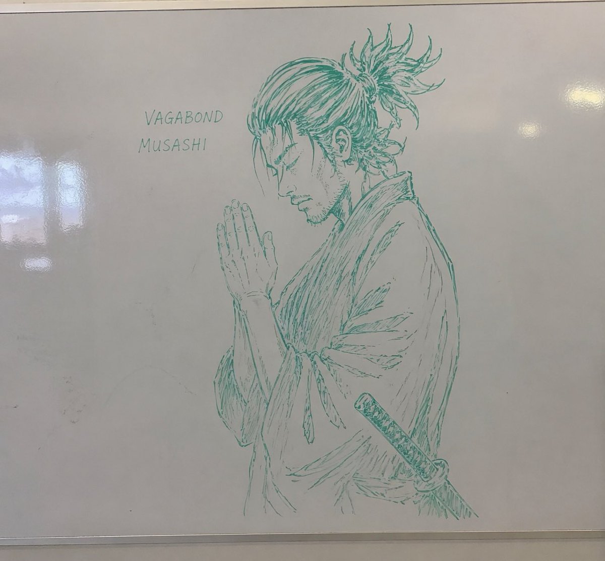 AI image generated from the “A realistic photograph of a whiteboard with a highly detailed” prompt