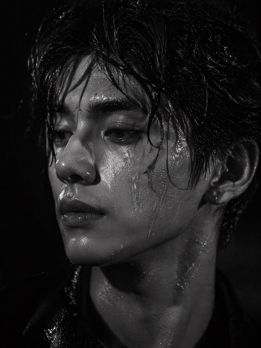 AI image generated from the “A striking black and white close-up portrait of a with” prompt