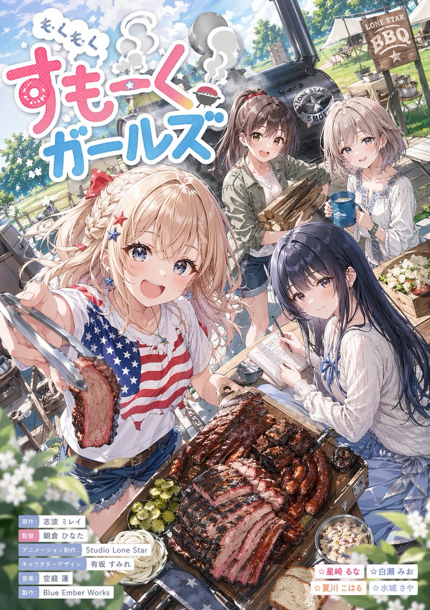 AI image generated from the “An anime-style key visual poster for a fictional” prompt