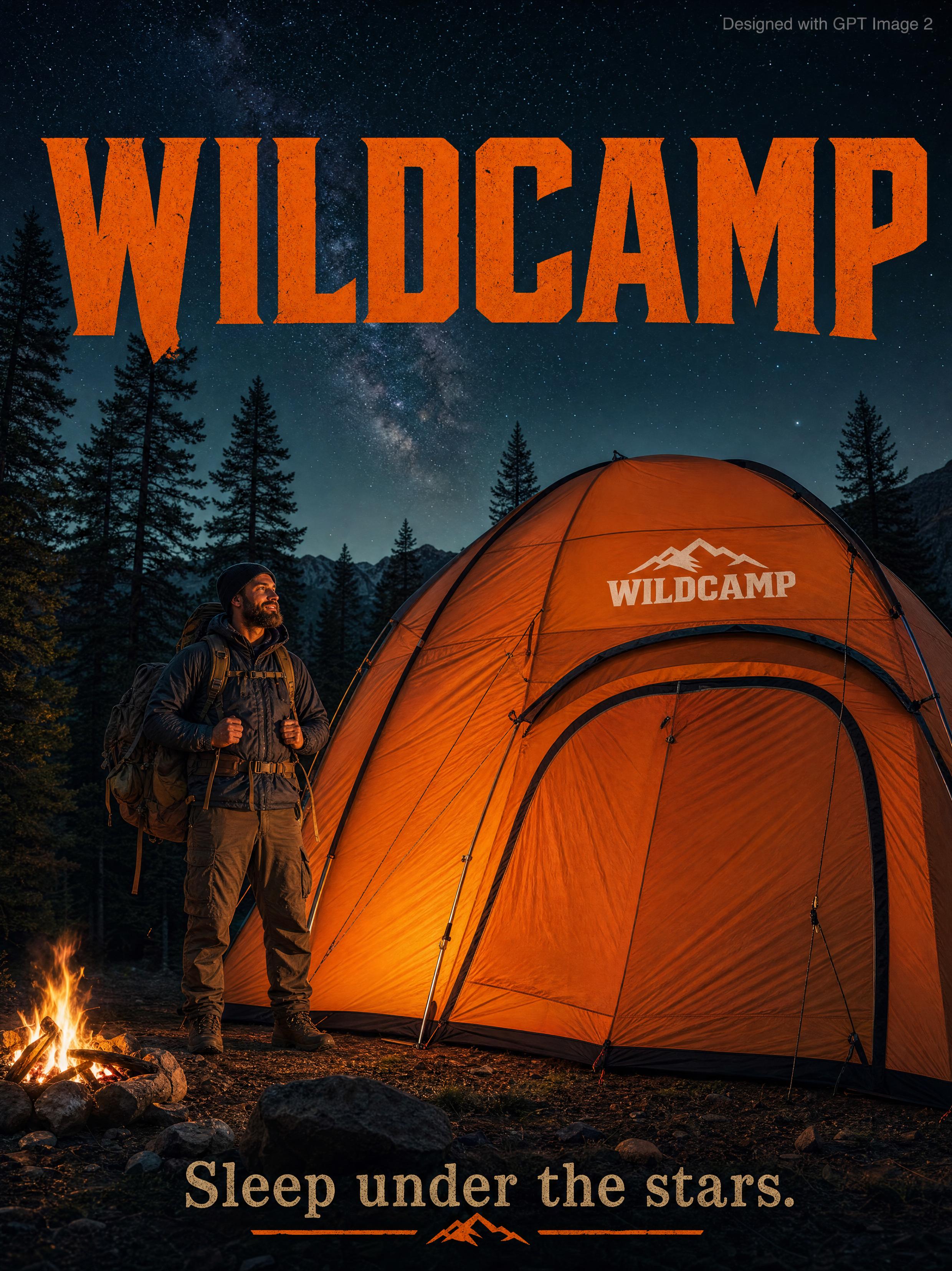 AI image generated from the “An outdoor adventure advertisement poster featuring a rugged” prompt