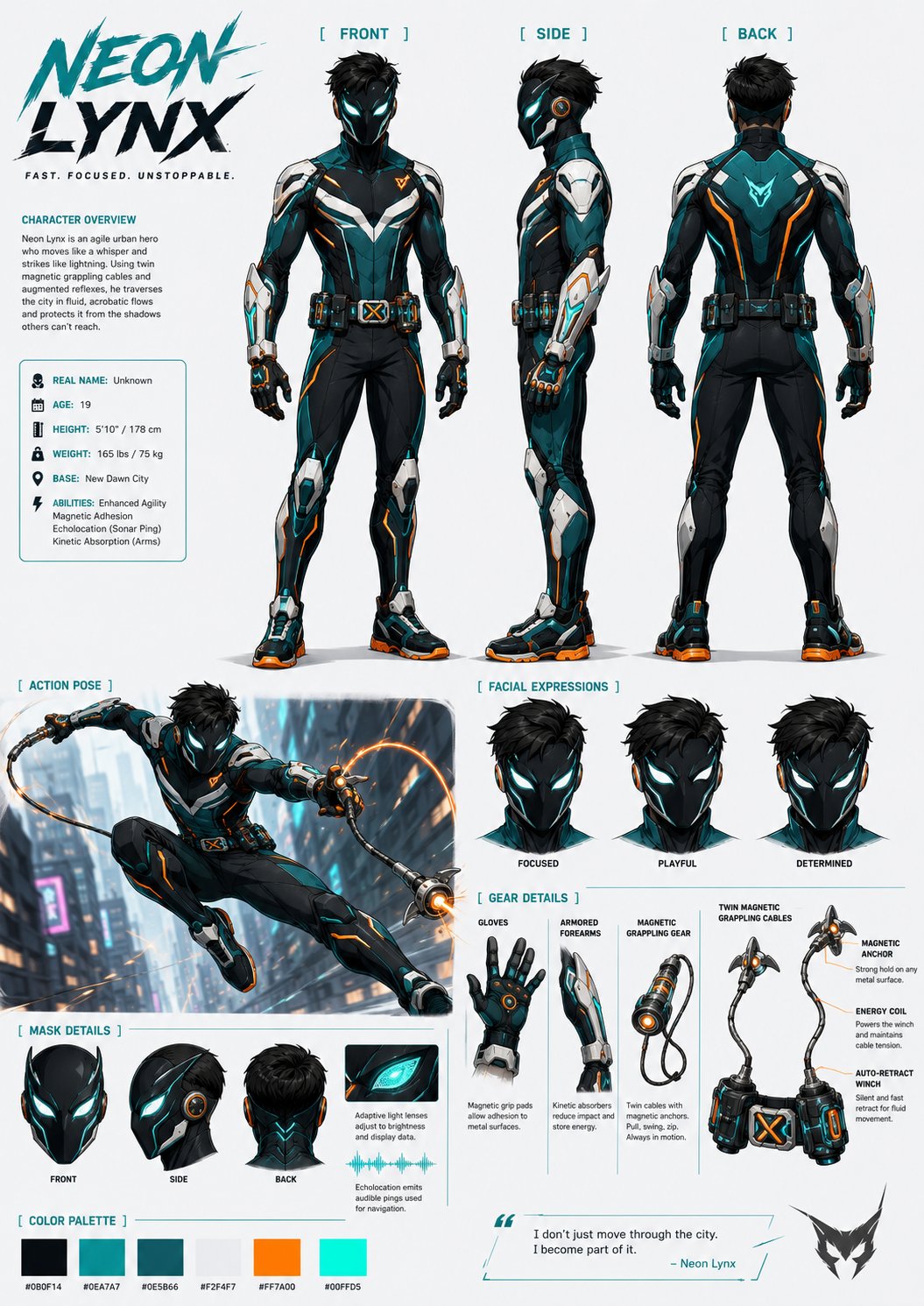 AI image generated from the “Animated Character Design Sheet” prompt