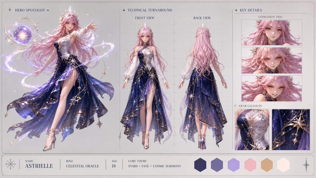 AI image generated from the “Anime Character Concept Showcase” prompt