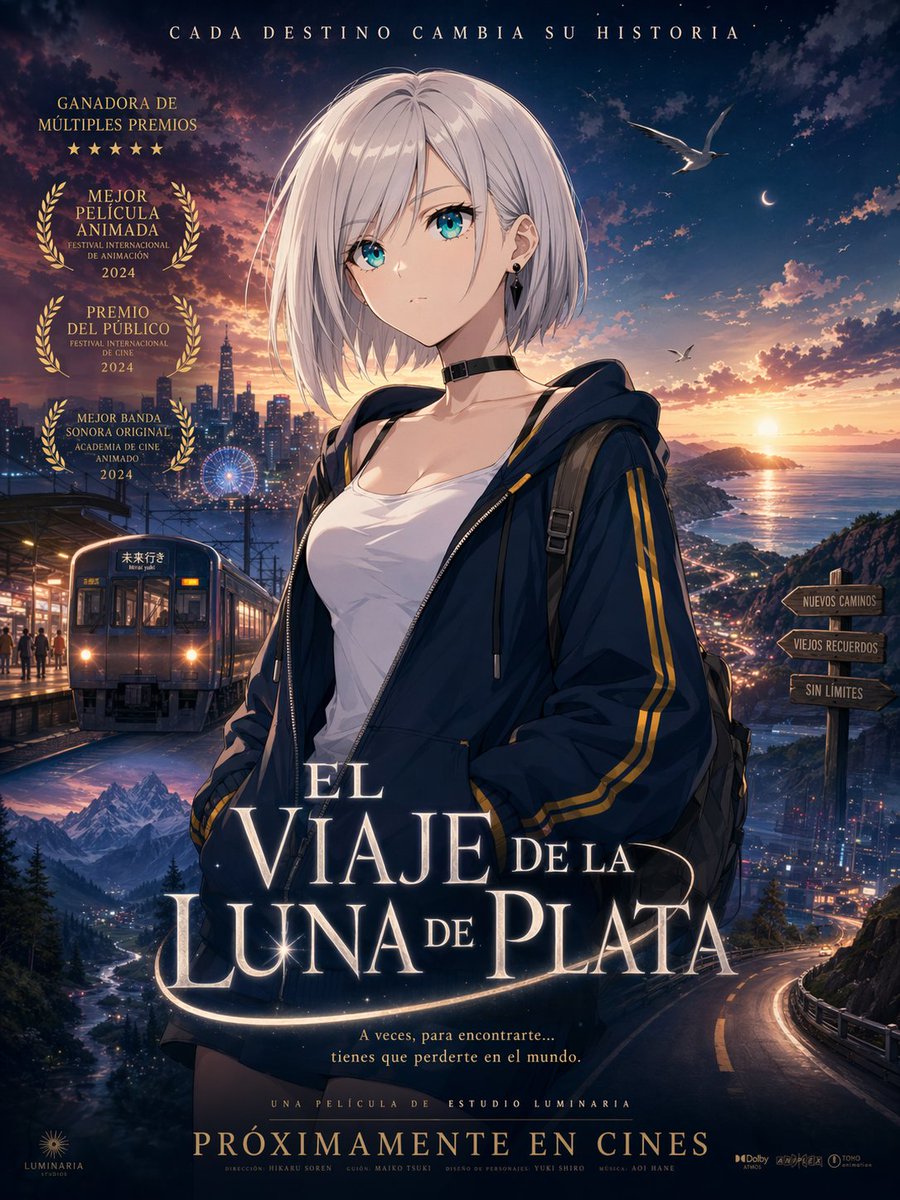 AI image generated from the “Anime Fantasy Travel Movie Poster” prompt