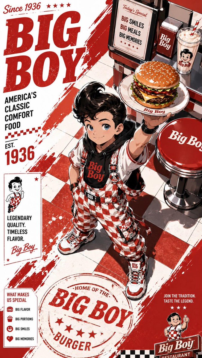 AI image generated from the “Anime Streetwear Mascot Poster” prompt