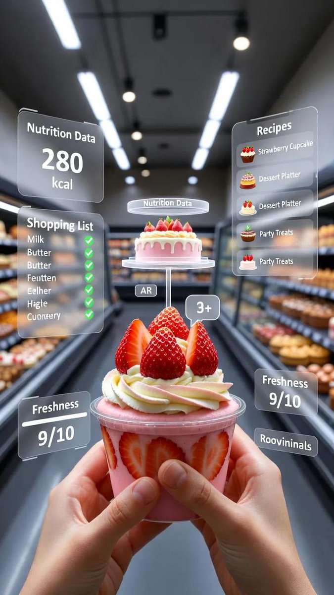 AI image generated from the “AR Grocery Overlay POV” prompt