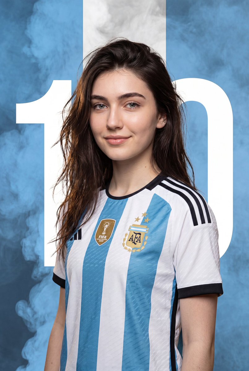 AI image generated from the “Argentina Number 10 Sports Poster” prompt