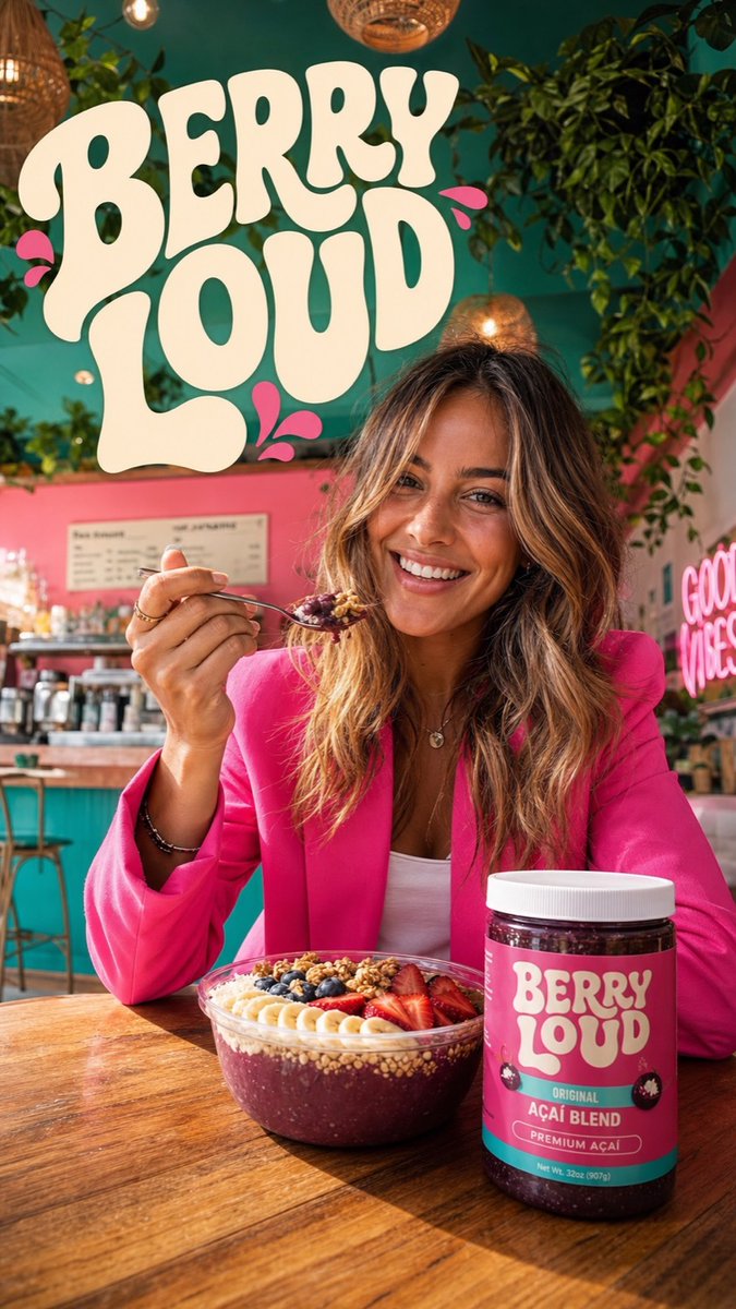 AI image generated from the “Berry Splash Cafe Campaign” prompt