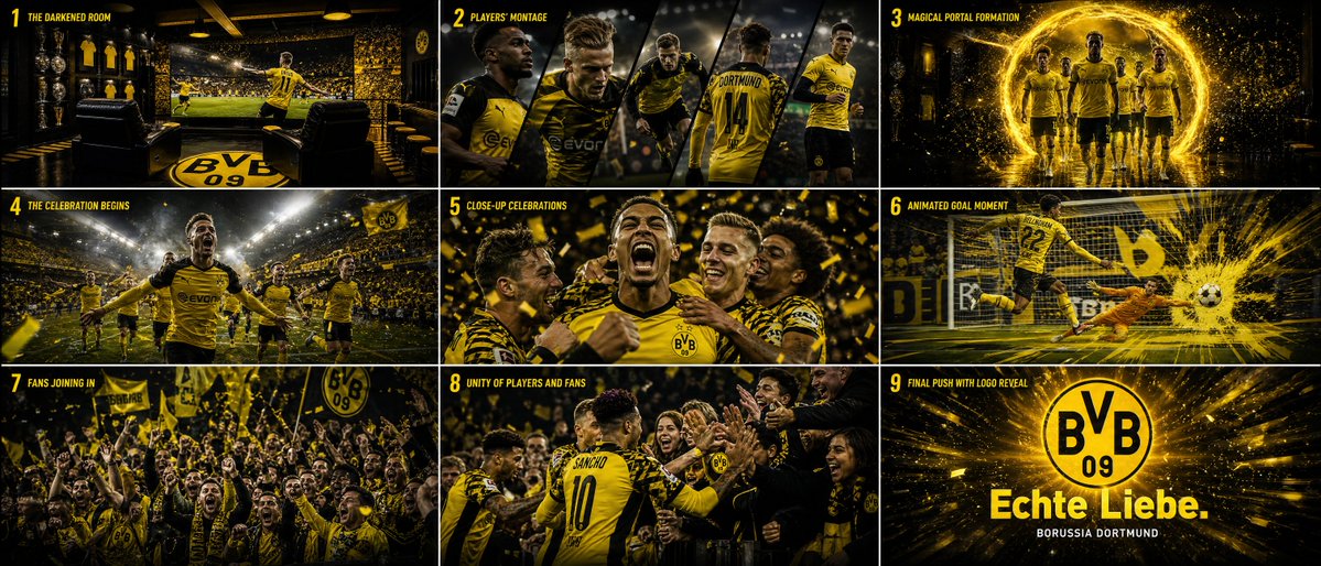 AI image generated from the “Borussia Storyboard Intro” prompt