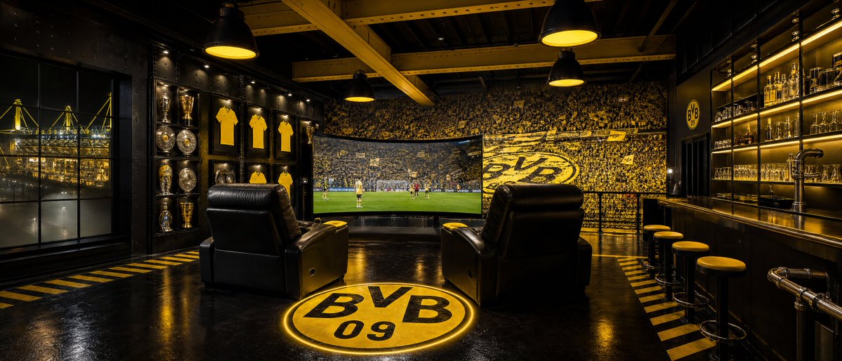 AI image generated from the “Borussia War Room Interior” prompt