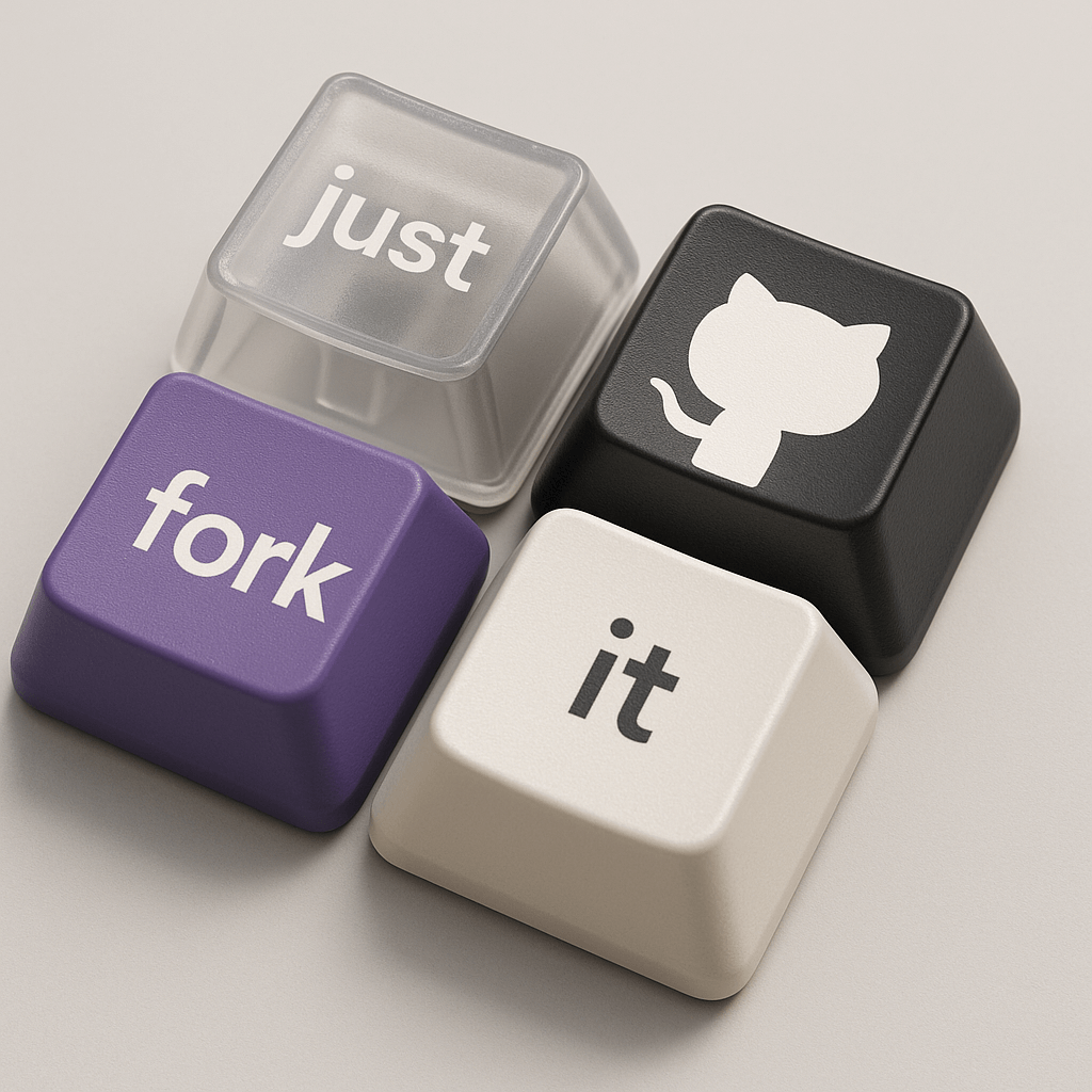 AI image generated from the “Branded Keyboard Keycaps” prompt