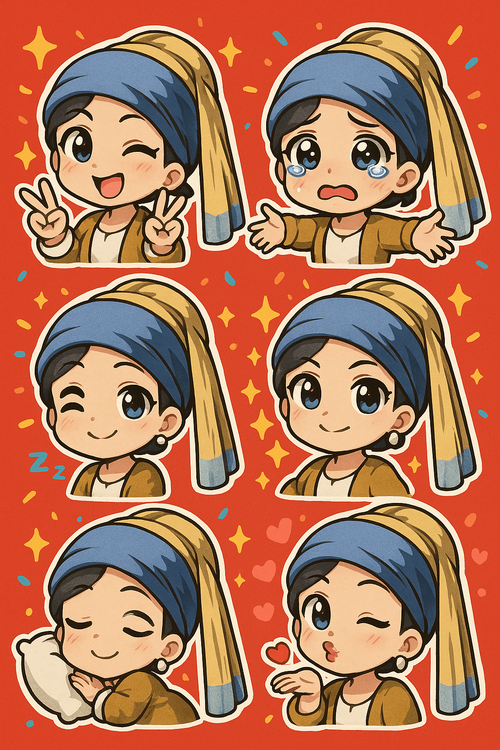 AI image generated from the “Chibi Emoji Pack Making” prompt