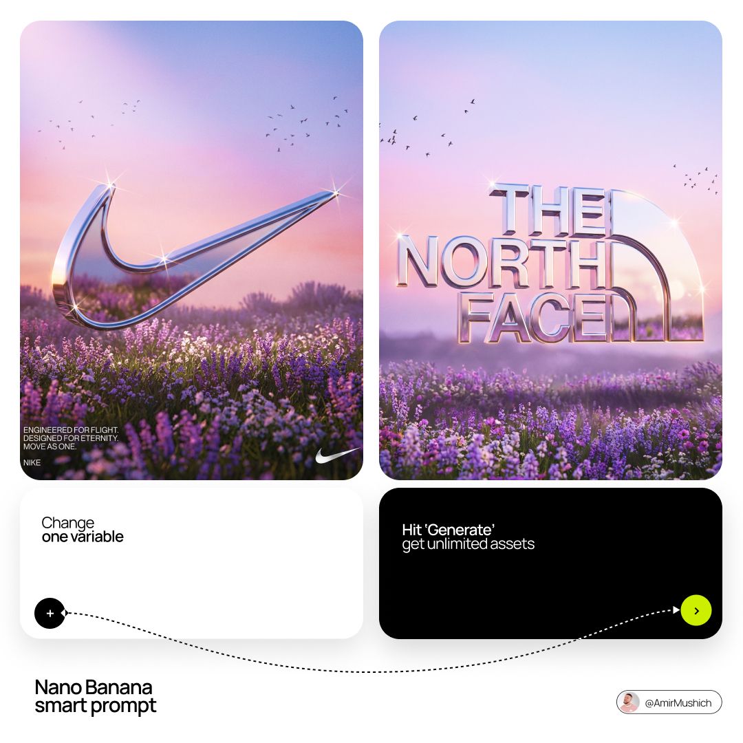 AI image generated from the “Chrome Logo Editorial System” prompt