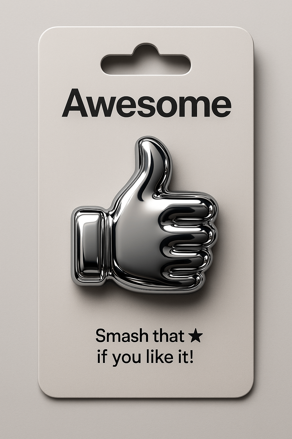 AI image generated from the “Chrome-Plated Emoji Badge” prompt