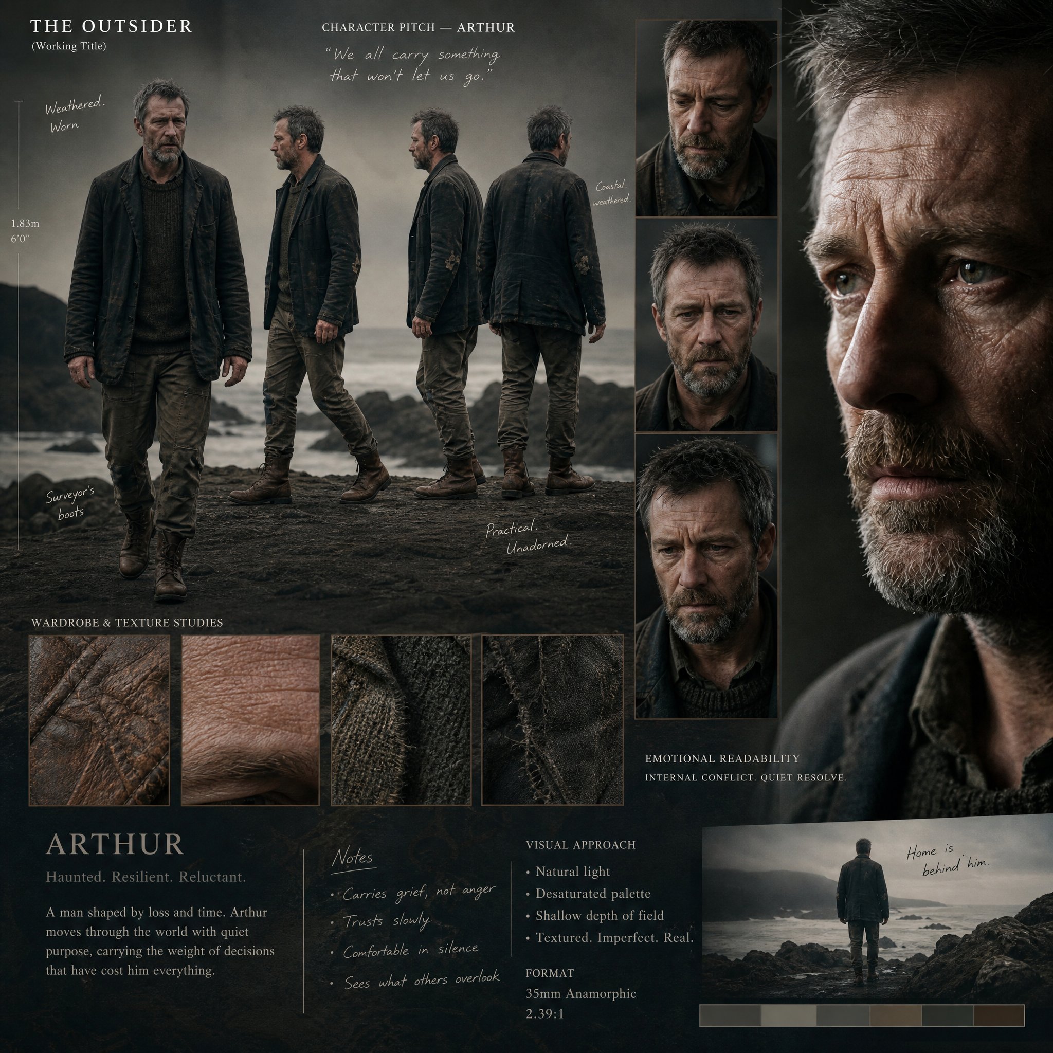 AI image generated from the “Cinematic Director's Pitch Board” prompt