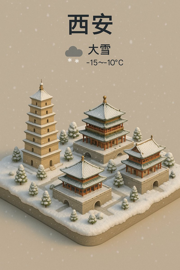 AI image generated from the “City-Themed Weather Forecast” prompt