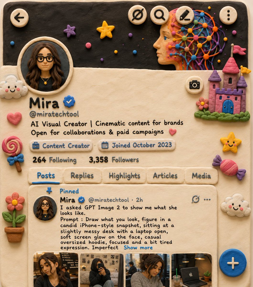 AI image generated from the “Claymation Cozy Scene Recreation” prompt