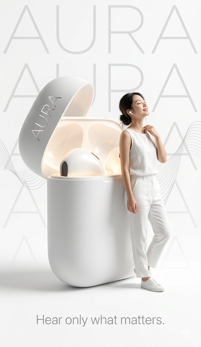 AI image generated from the “Clean Tech Advertisement Poster” prompt