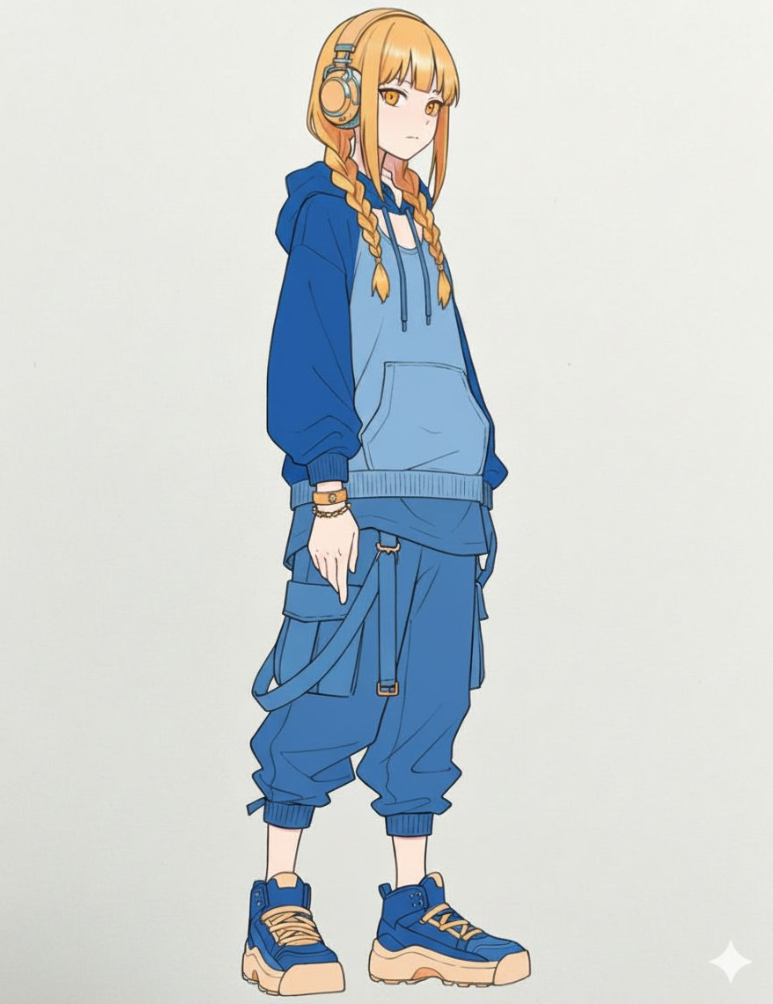 AI image generated from the “Color Line Art with Color Palette” prompt