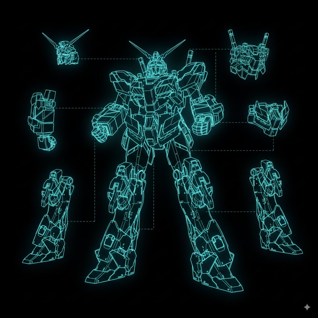 AI image generated from the “Component Extraction” prompt