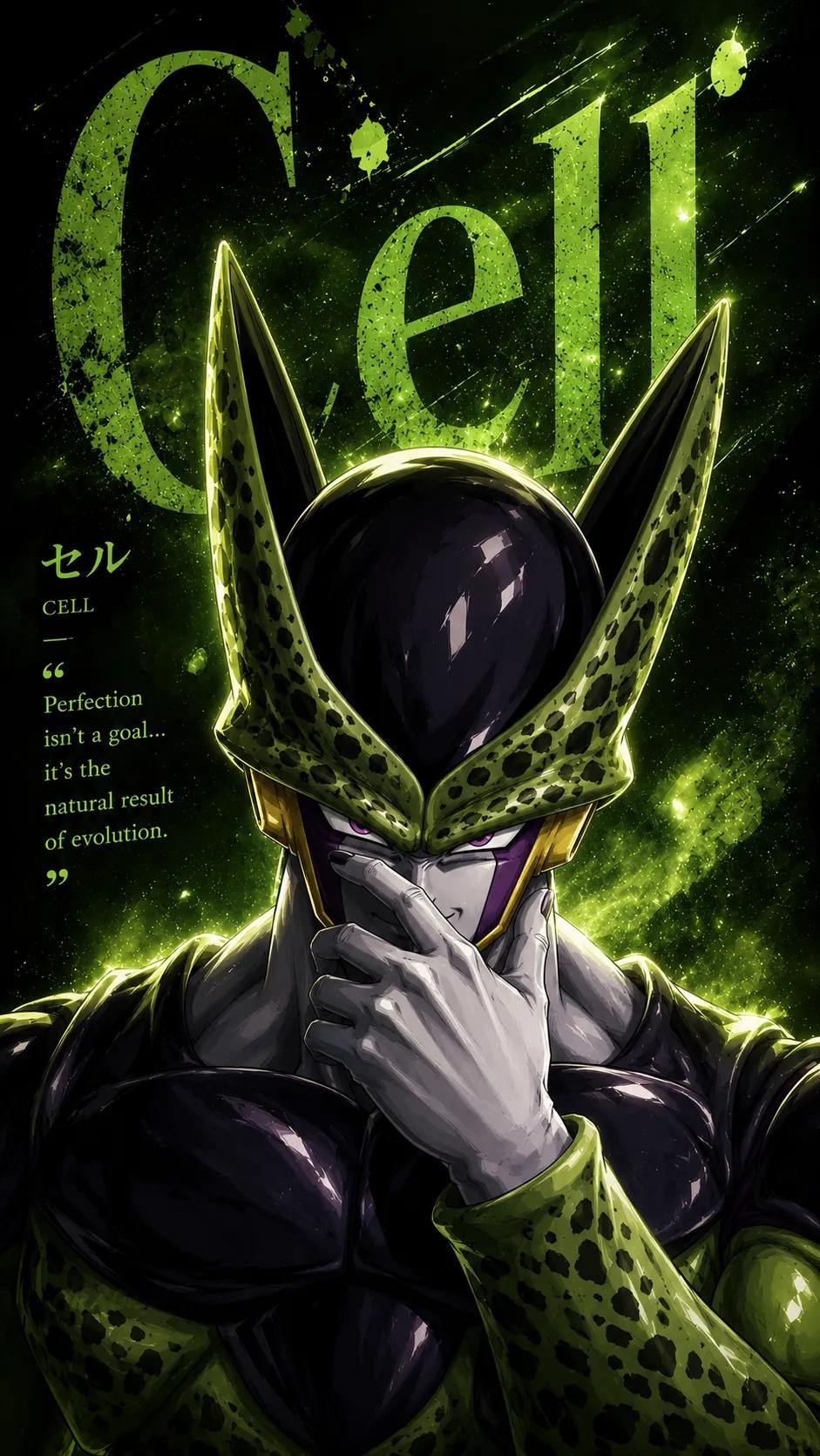 AI image generated from the “Cosmic Anime Villain Poster” prompt
