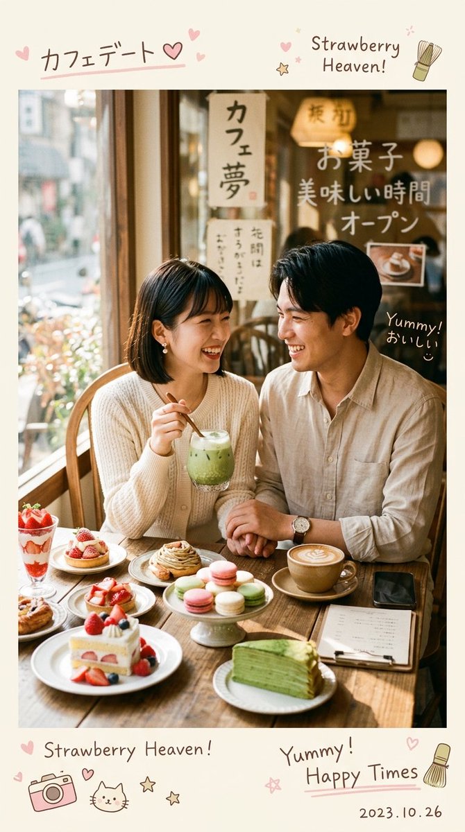 AI image generated from the “Cozy Cafe Editorial Portrait” prompt