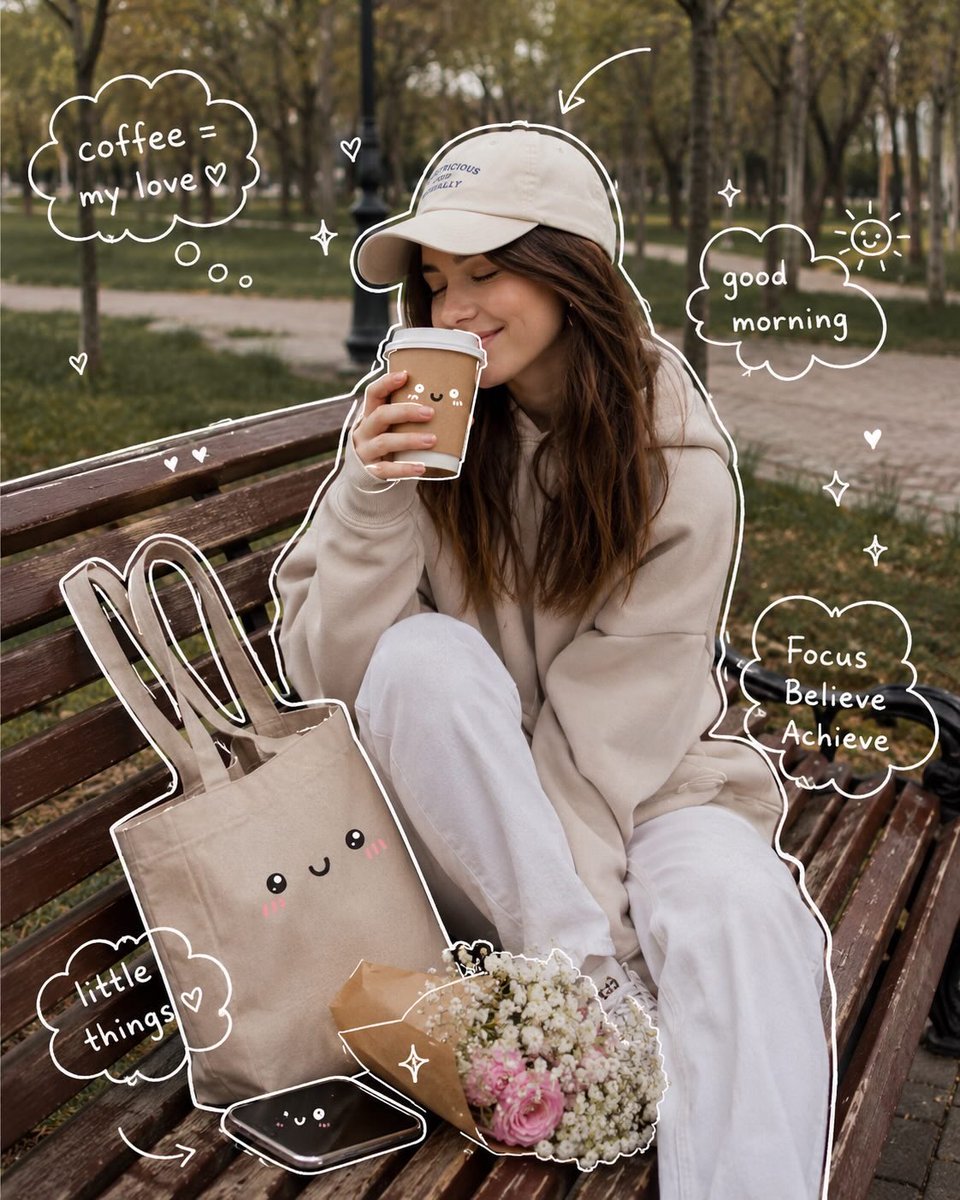 AI image generated from the “Cozy Doodle Lifestyle Photo” prompt
