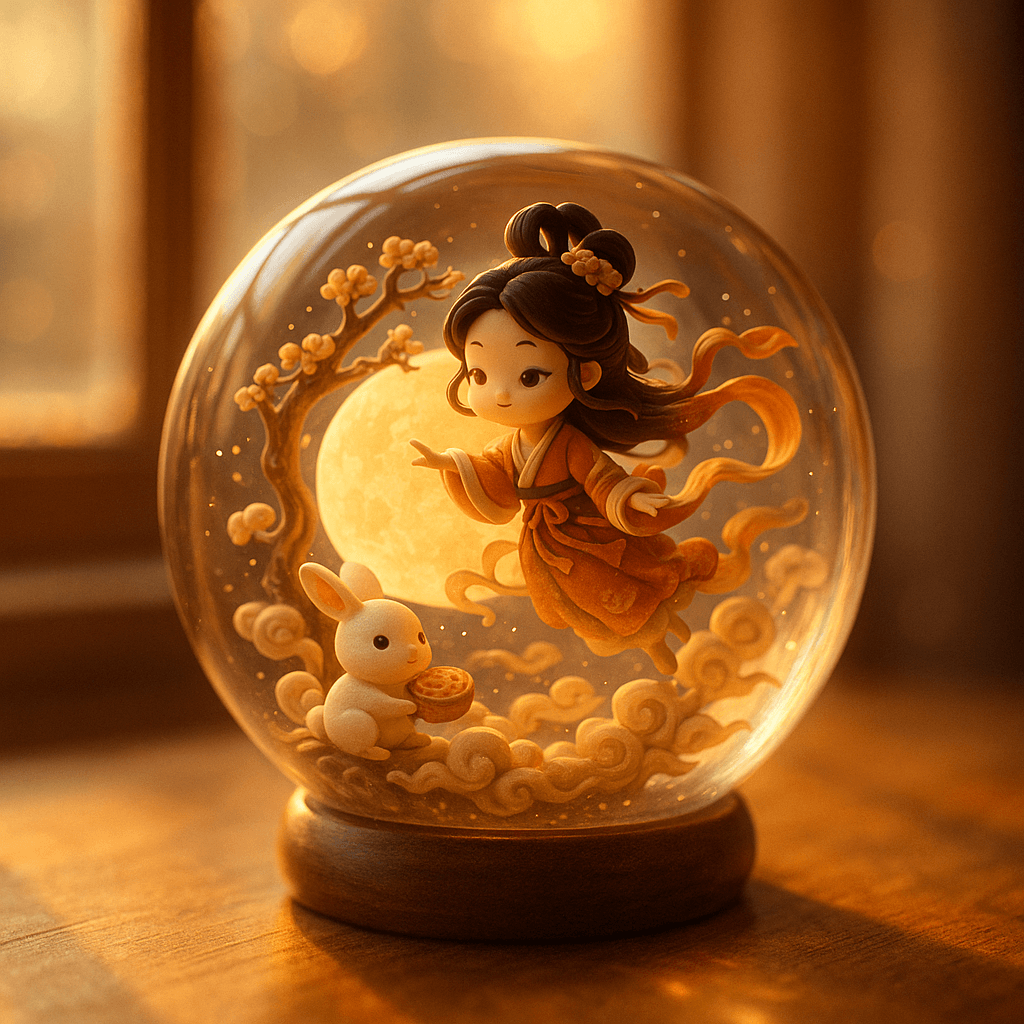 AI image generated from the “Crystal Ball Story Scene” prompt