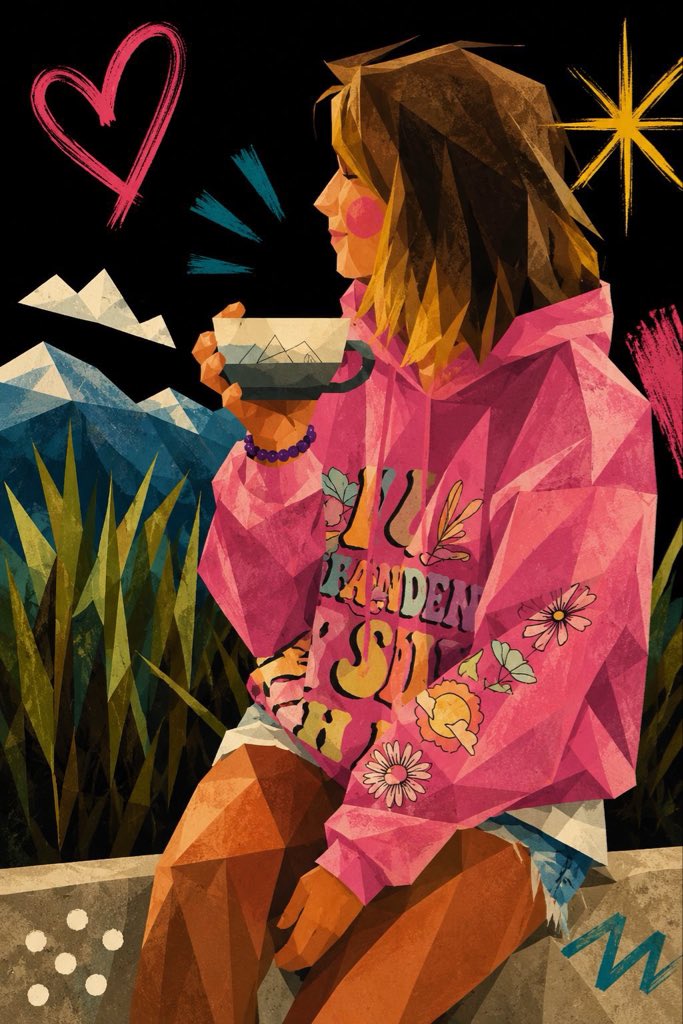 AI image generated from the “Cubist Kawaii Vector Portrait” prompt