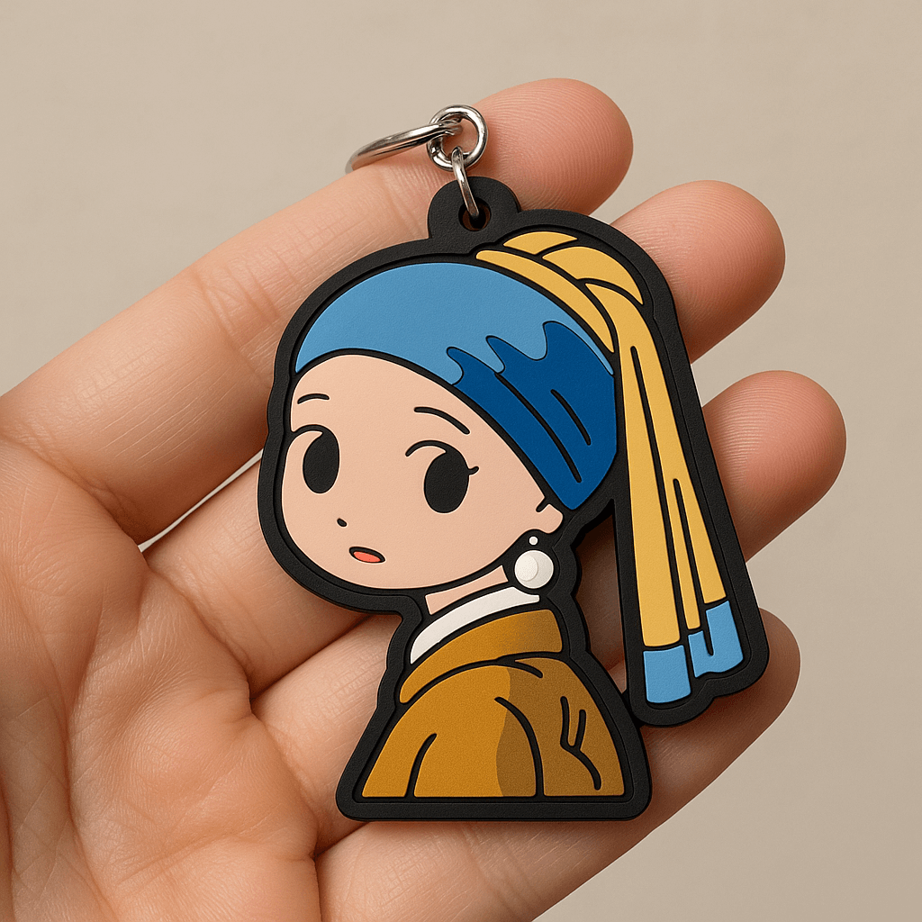 AI image generated from the “Custom Chibi Keychain” prompt