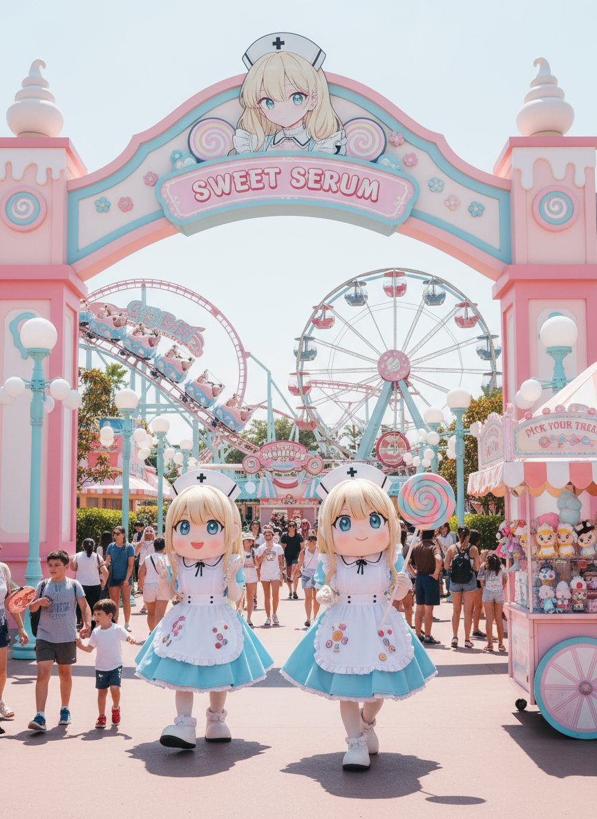 AI image generated from the “Custom Theme Park” prompt