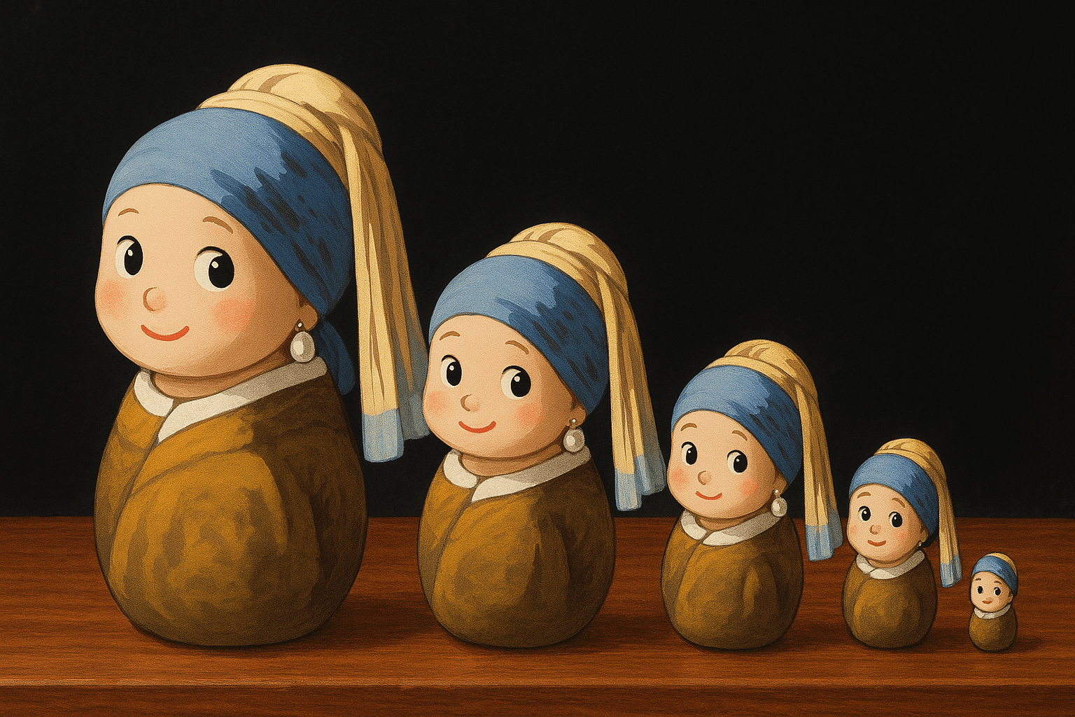 AI image generated from the “Cute Chibi Matryoshka Doll” prompt