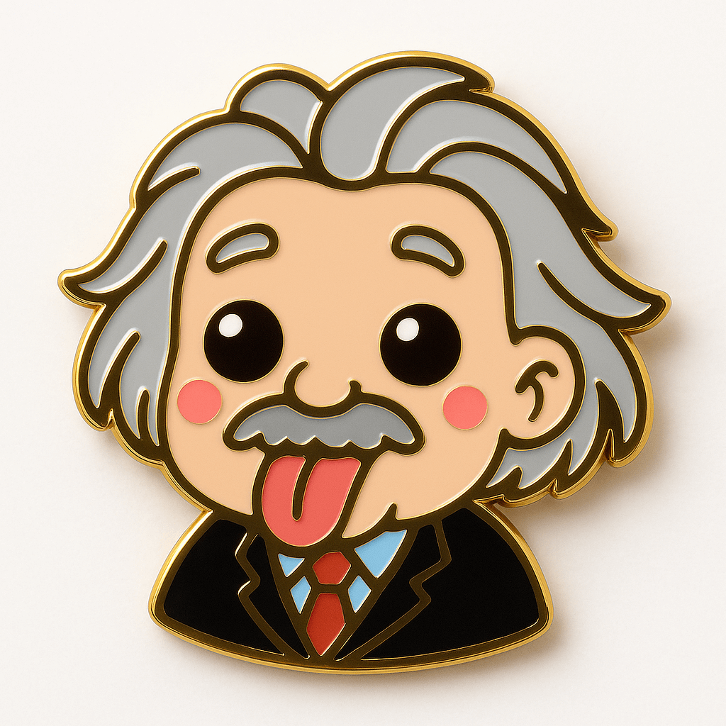 AI image generated from the “Cute Enamel Pin” prompt