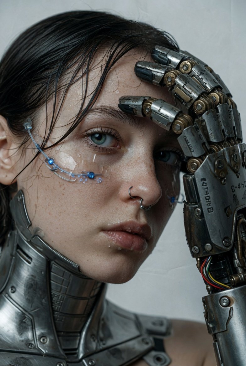 AI image generated from the “Cyborg Prosthetic Close-Up” prompt