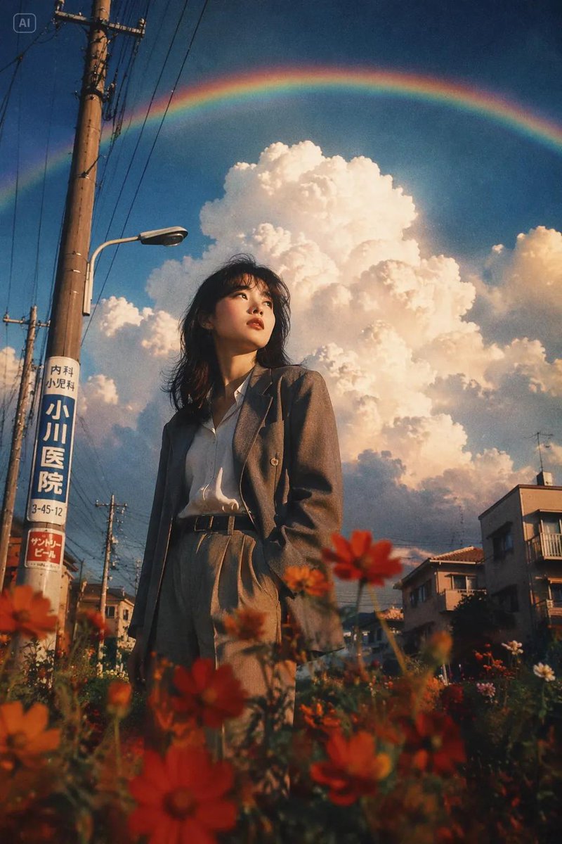 AI image generated from the “Dreamy Japanese Summer Portrait” prompt