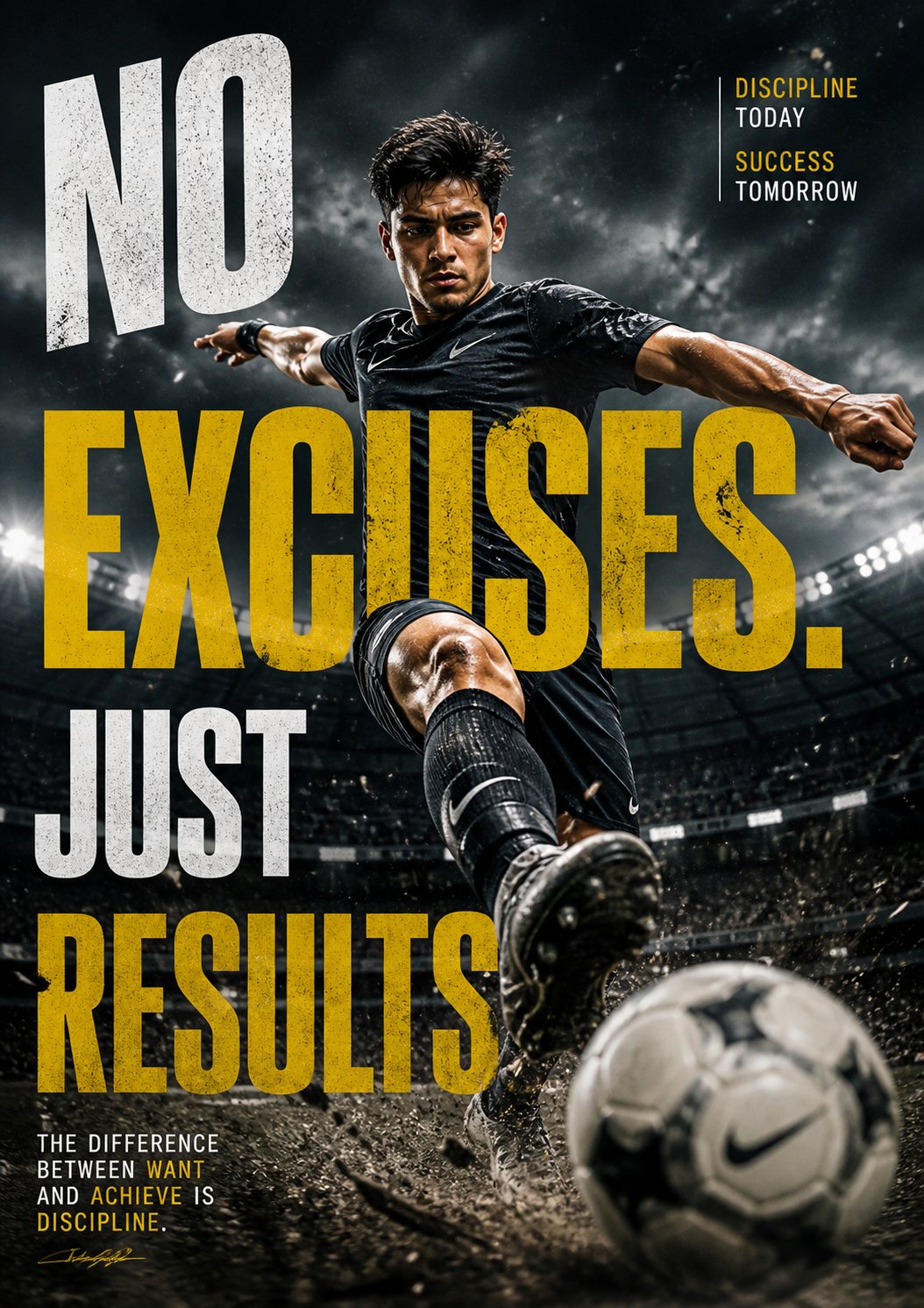 AI image generated from the “Dynamic Sports Poster” prompt