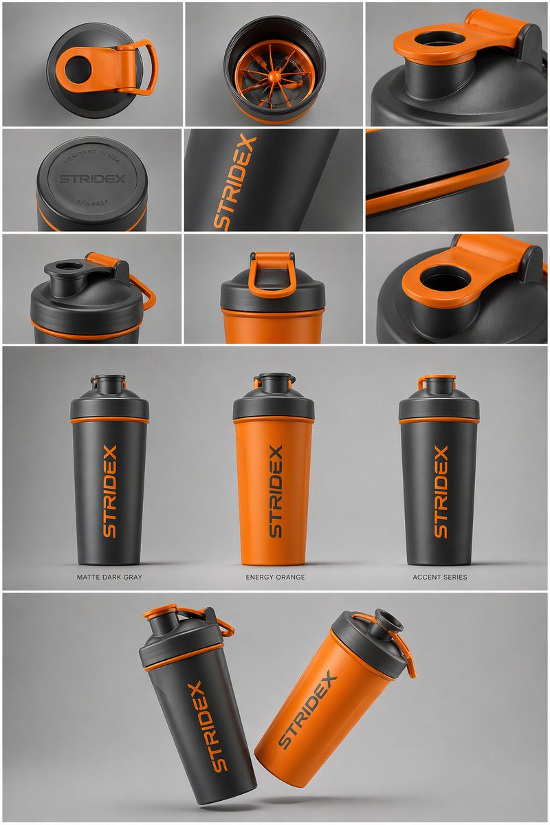 AI image generated from the “E-commerce Main Image - Industrial Design Presentation Sheet” prompt
