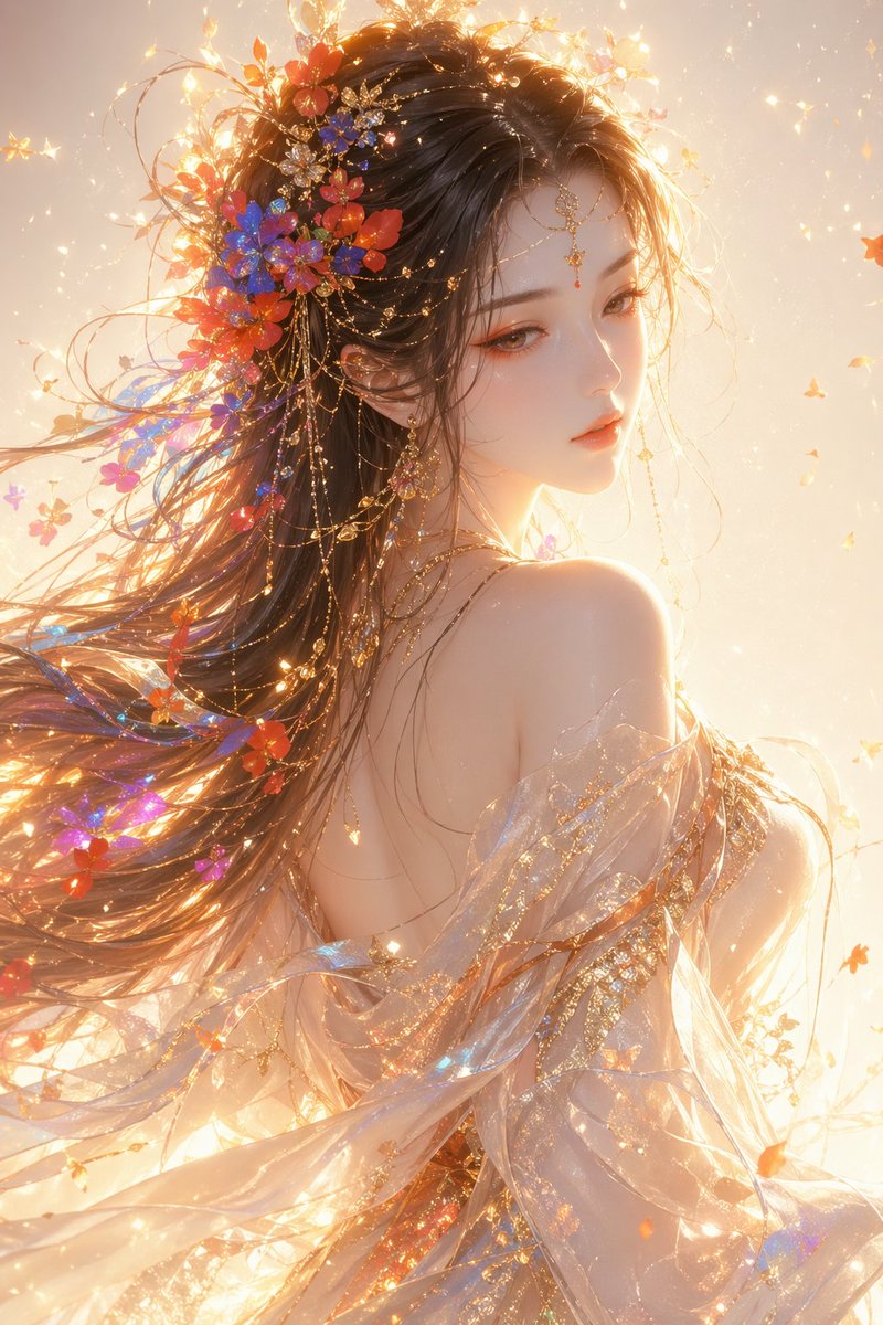AI image generated from the “Eastern Fantasy Female Half-Portrait” prompt