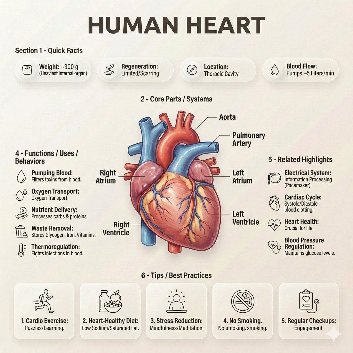 AI image generated from the “Editorial Anatomy Infographic Poster” prompt