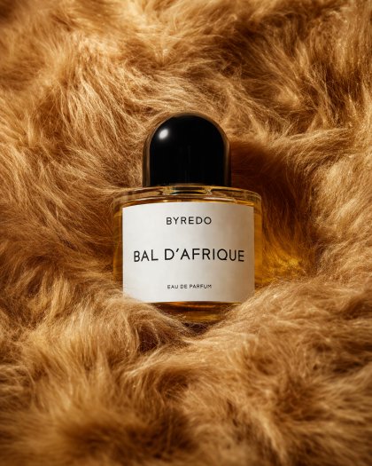 AI image generated from the “Editorial Perfume Bottle in Golden Fur” prompt