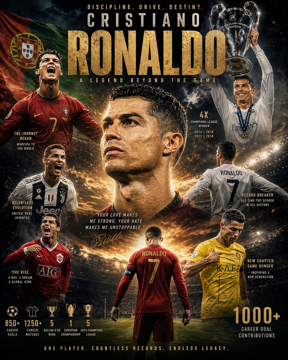 AI image generated from the “Epic Career Moments Cinematic Poster Template” prompt