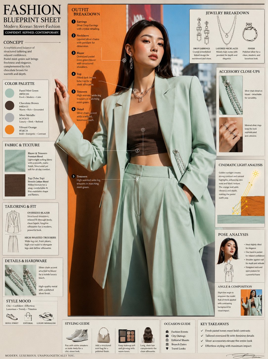 AI image generated from the “Fashion Blueprint Editorial Sheet” prompt