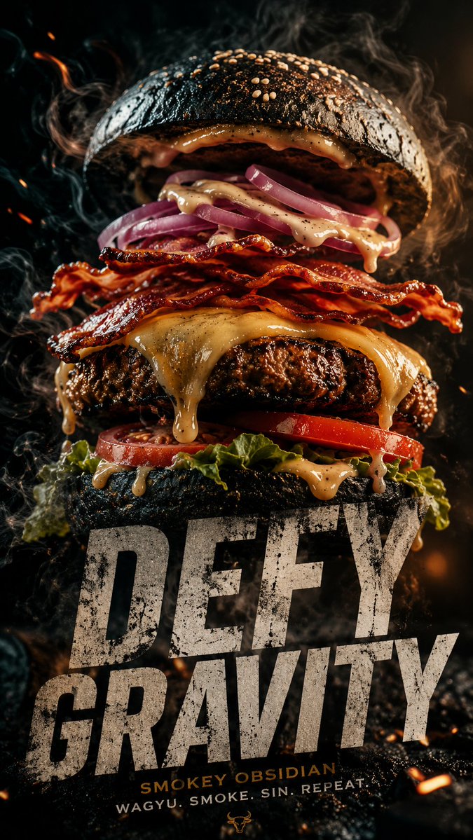 AI image generated from the “Fast Food Hero Poster” prompt